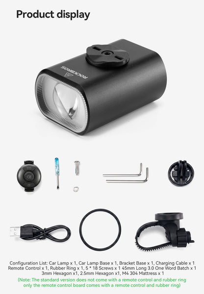 Farol de Bike ROCKBROS 1000LM