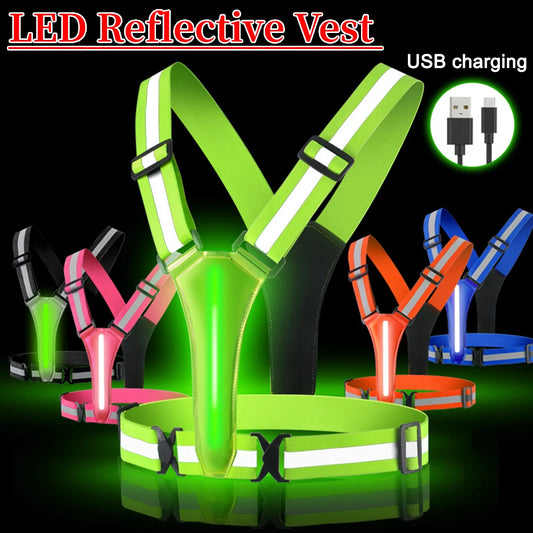 Colete LED Refletivo