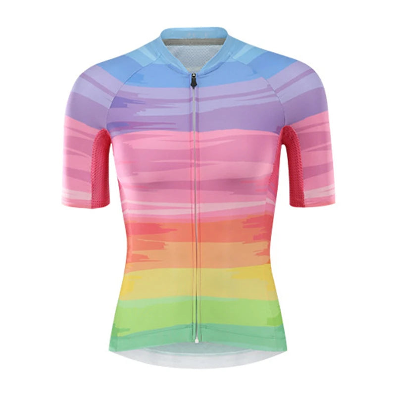 Camisa de Ciclismo Feminina Pro Team
