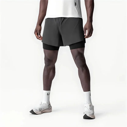 Shorts Masculino Esportivo 2 em 1