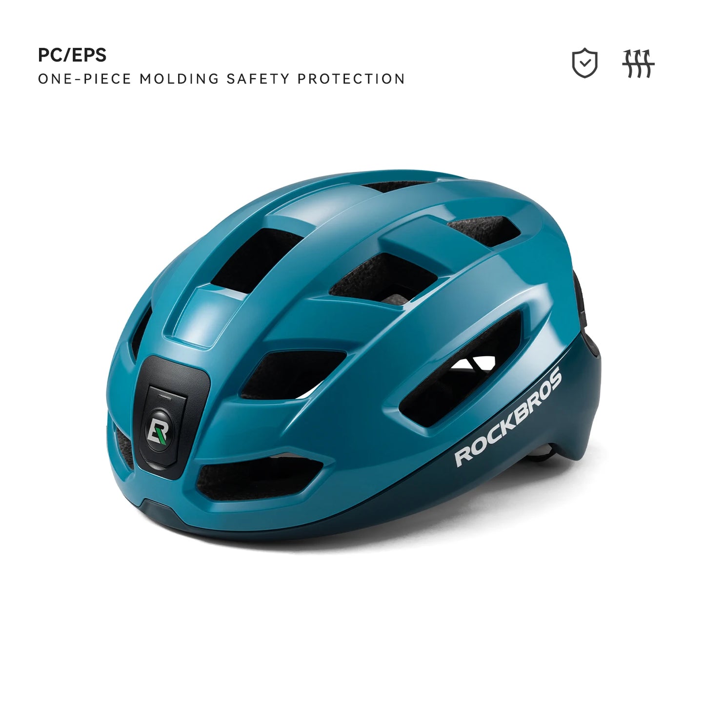 Capacete de Ciclismo ROCKBROS com Luz Integrada