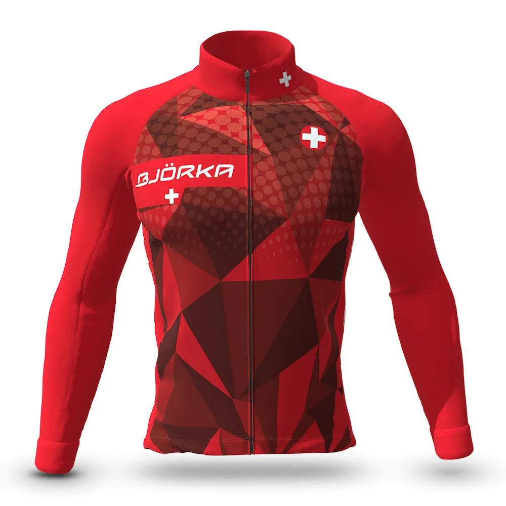 Jersey de Ciclismo Masculina Manga Longa