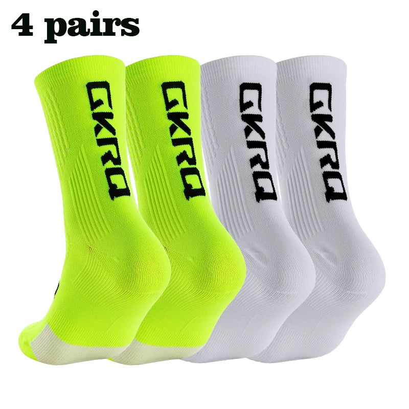Kit 4 Pares Meias de Ciclismo Compressivas