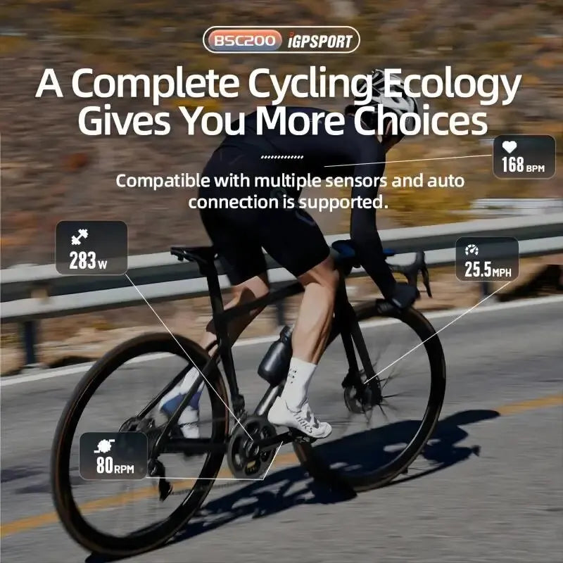 Ciclocomputador GPS iGPSPORT BSC200