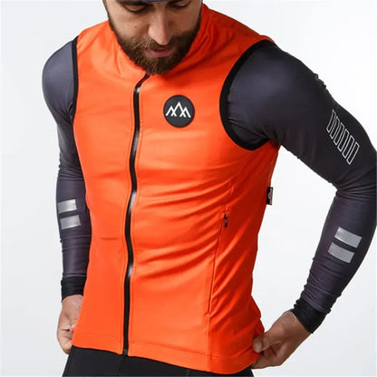 Jaqueta de Ciclismo Corta-Vento e Impermeável