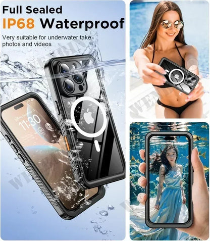 Capa Impermeável IP68 para iPhone