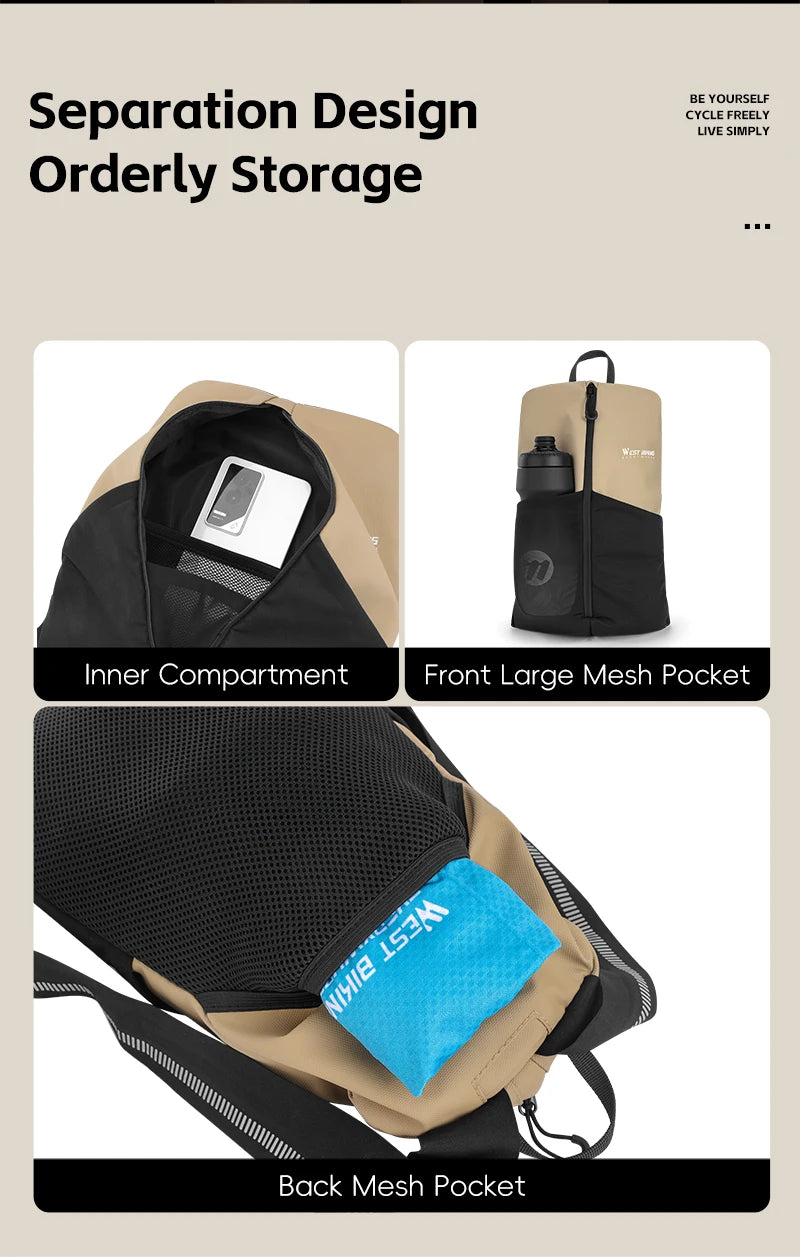 Mochila WEST BIKING para Ciclismo