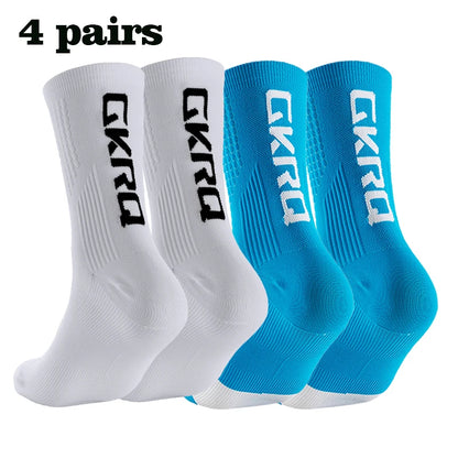 Kit 4 Pares Meias de Ciclismo Compressivas