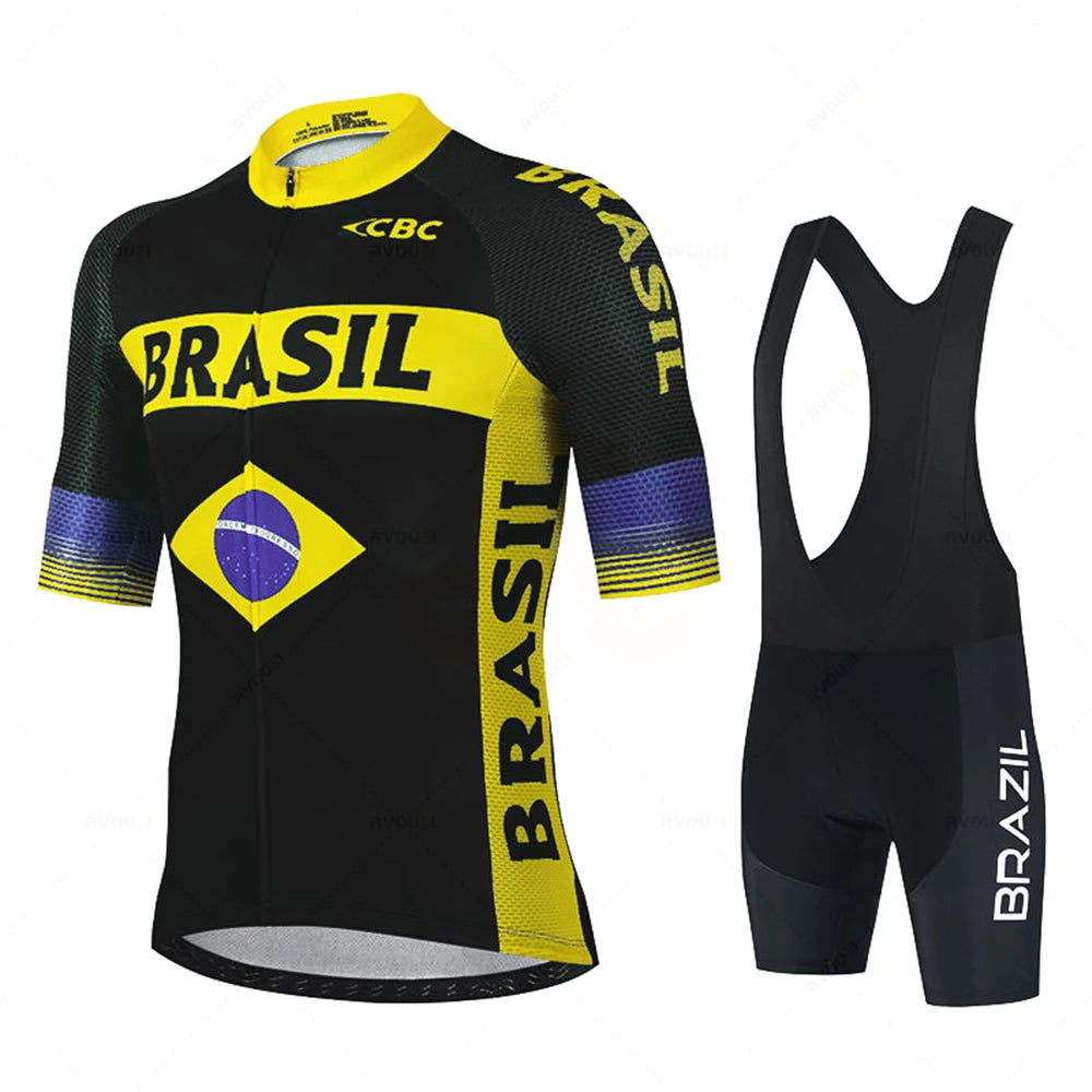 Brazil Team Cycling Set