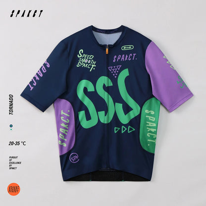 Jersey de Ciclismo Feminina Spakct Manga Curta