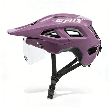 Capacete de Ciclismo BATFOX com Lente Magnética