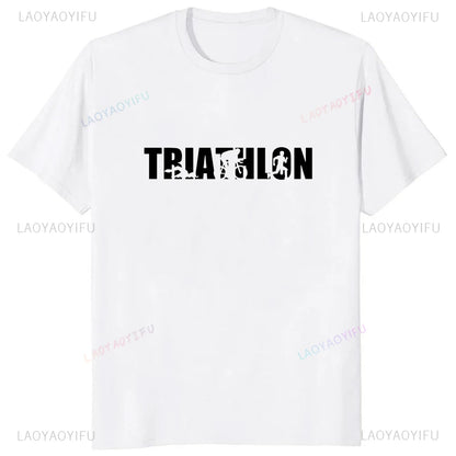 Camiseta Masculina Swim Bike Run Triathlon