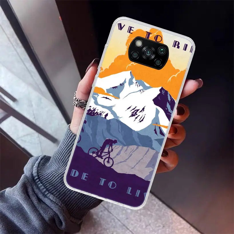 Capa para Xiaomi e Poco Arte Ciclismo BIKE