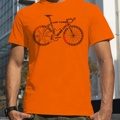 Camiseta Anatomy of a Bike Alphabet