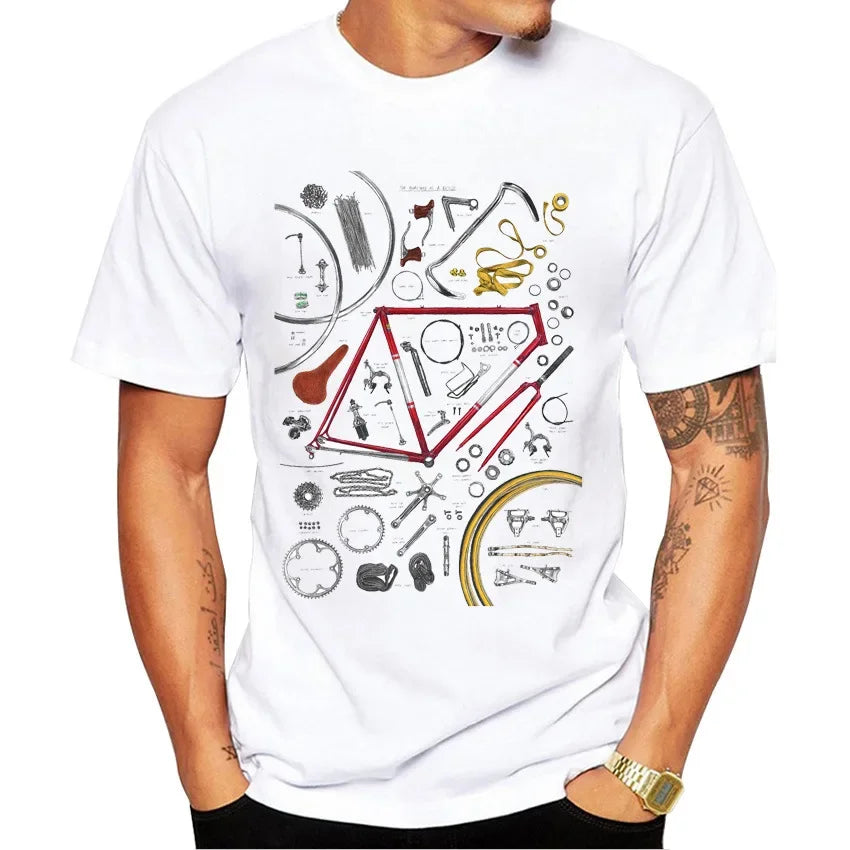 Camiseta Masculina Vintage Sports Bike