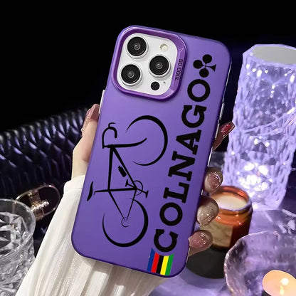 Capa para iPhone C-Colnago Luxo Efeito Metálico