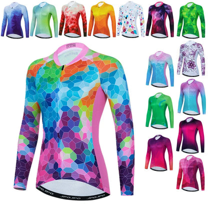 Jersey de Ciclismo Feminina Manga Longa