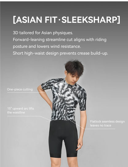 Camisa de Ciclismo Masculina VELONUTS Slim Fit