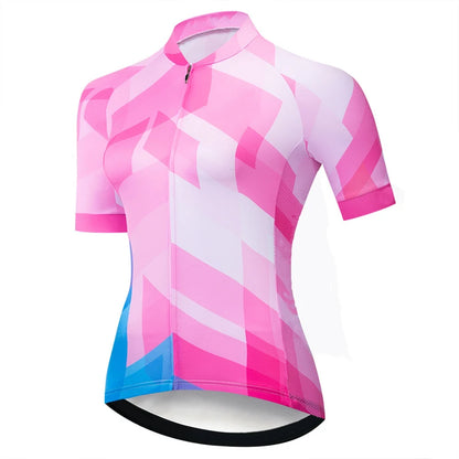 Camisa de Ciclismo Feminina Pro Team
