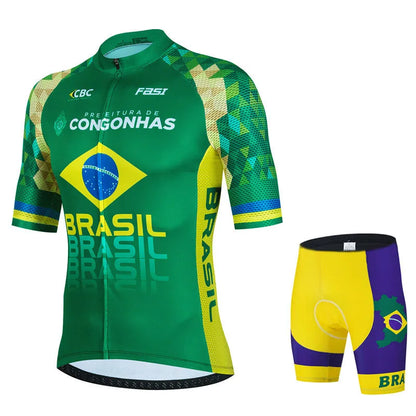 Brazil Team Cycling Set