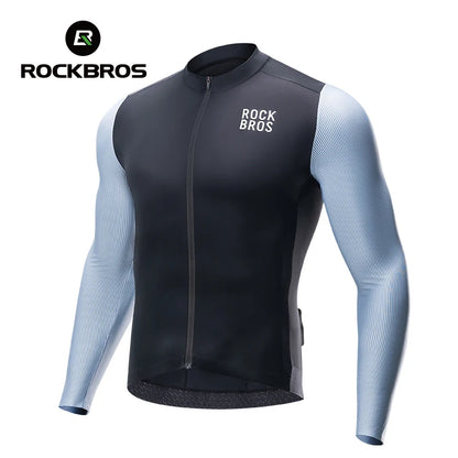 Camisa de Ciclismo Masculina ROCKBROS Color Block