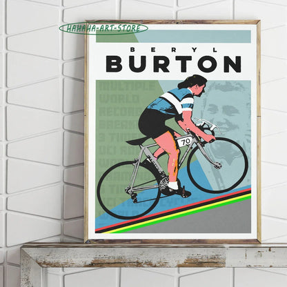 Pôster Decorativo de Ciclismo