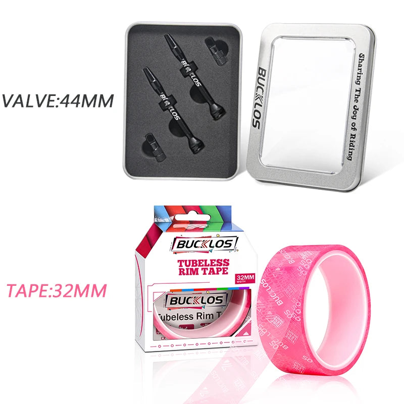 Válvulas Tubeless BUCKLOS 40/44mm