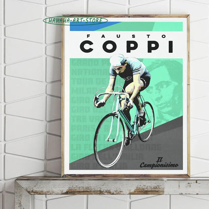 Pôster Decorativo de Ciclismo