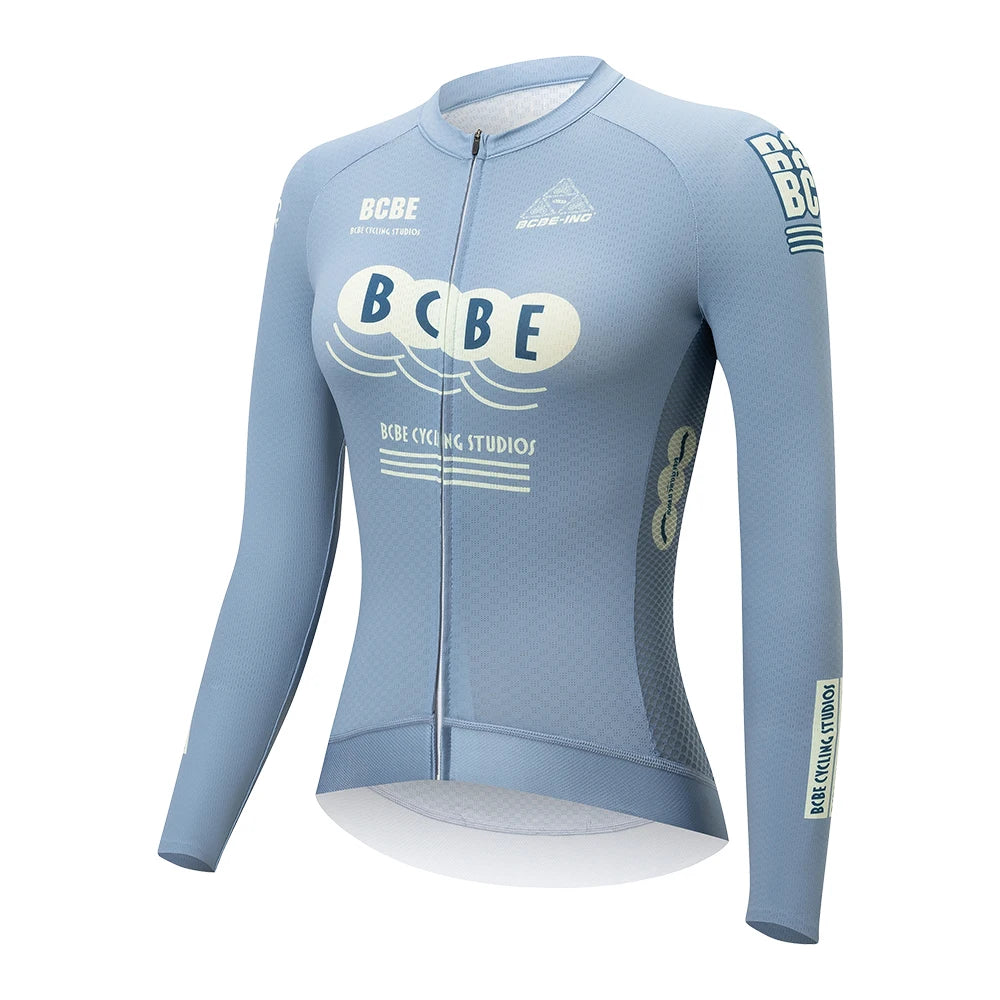 Camisa de Ciclismo Feminina Aero Fit Manga Longa