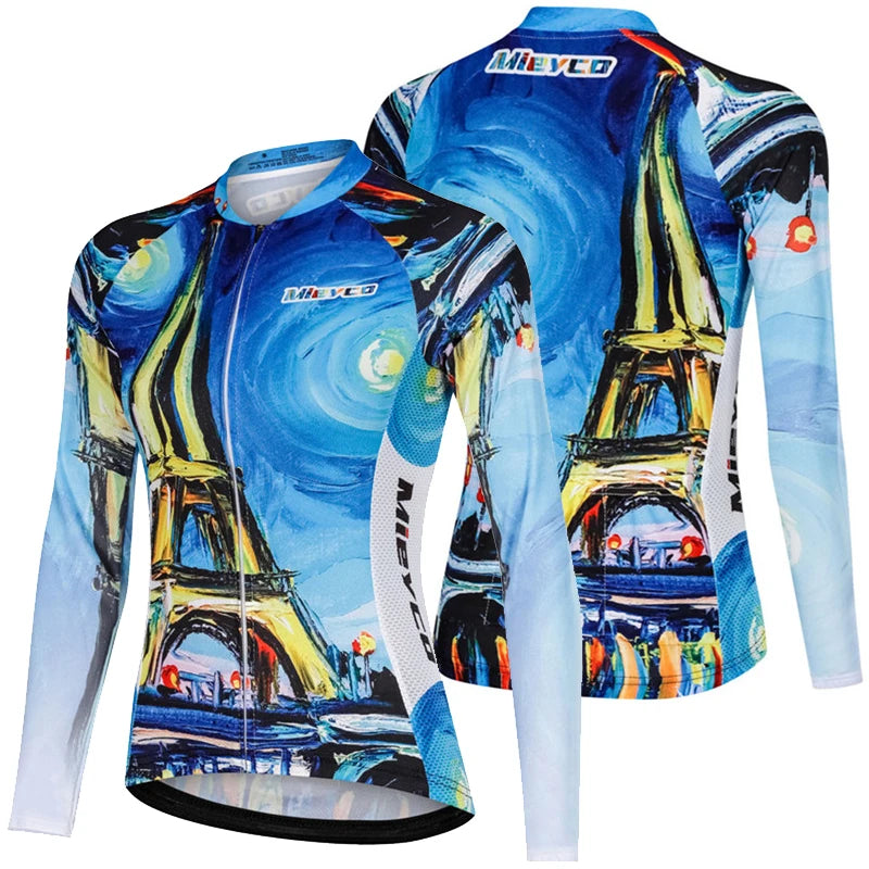 Camisa de Ciclismo Feminina MIEYCO