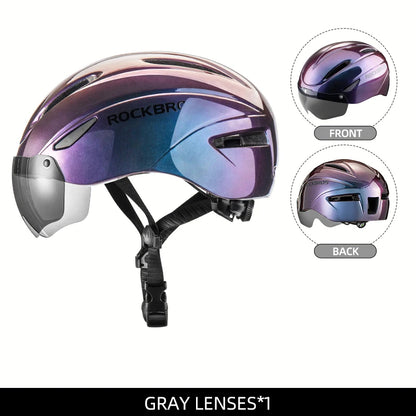 ROCKBROS Cycling Helmet with LED Light
