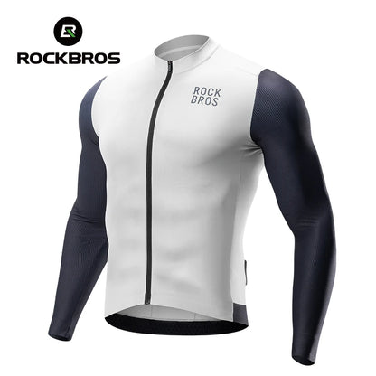 Camisa de Ciclismo Masculina ROCKBROS Color Block