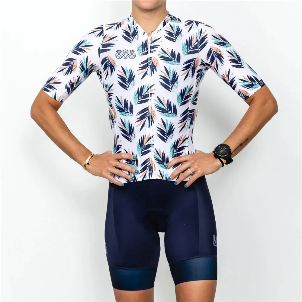 Conjunto de Ciclismo Feminino Tres Pinas