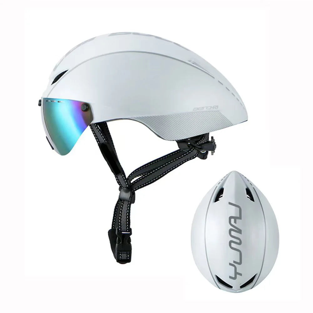 Capacete Aero TT YUMAJ com Viseira