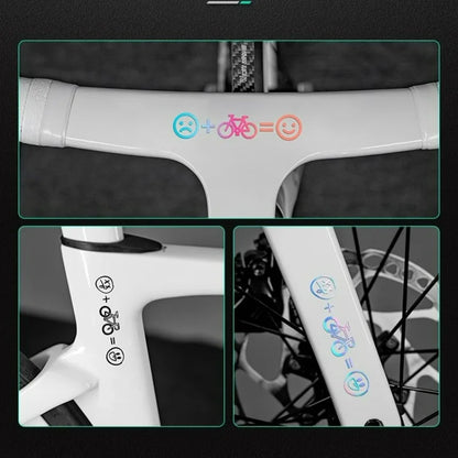 Adesivos Happy Face para Bike