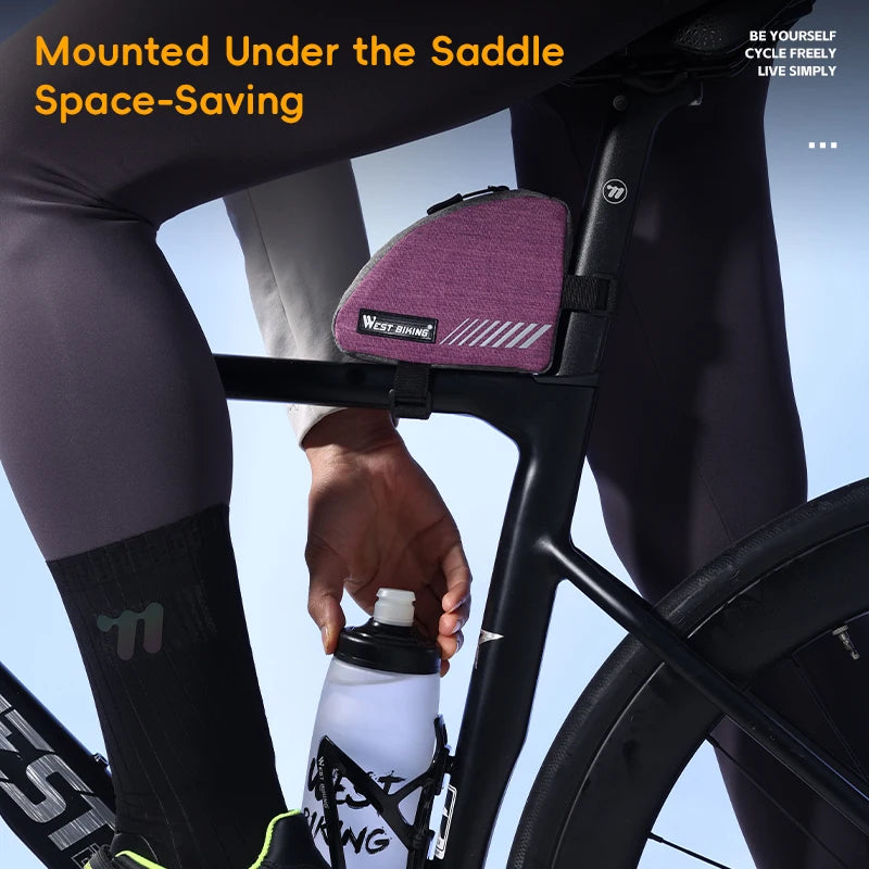 Bolsa de Quadro Triangular WEST BIKING 0.4L