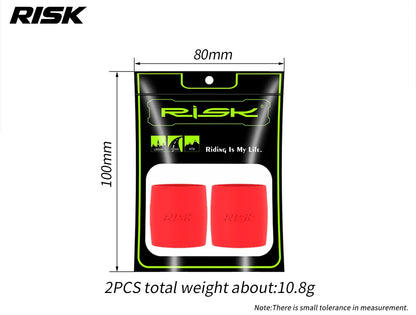 Par de Anéis de Silicone para Guidão de Bicicleta