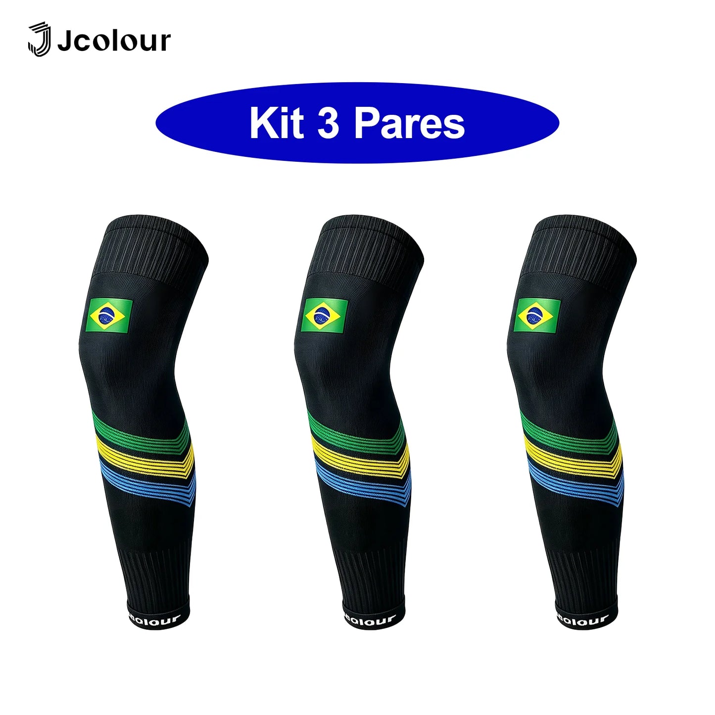 Joelheira Compressiva Esportiva para Ciclismo e Corrida