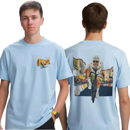 Camiseta Masculina Tadej Pogačar Sanremo