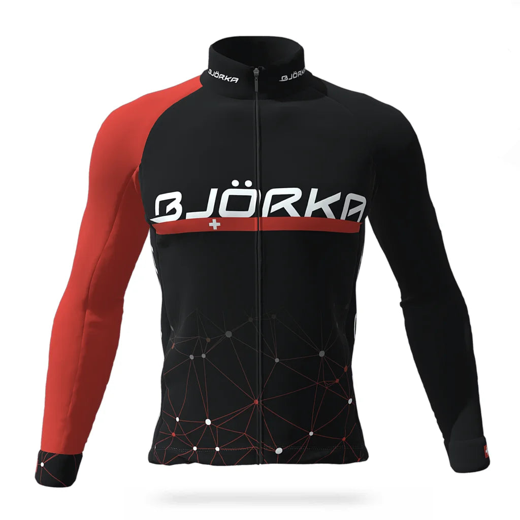 Jersey de Ciclismo Masculina Bjorka Manga Longa