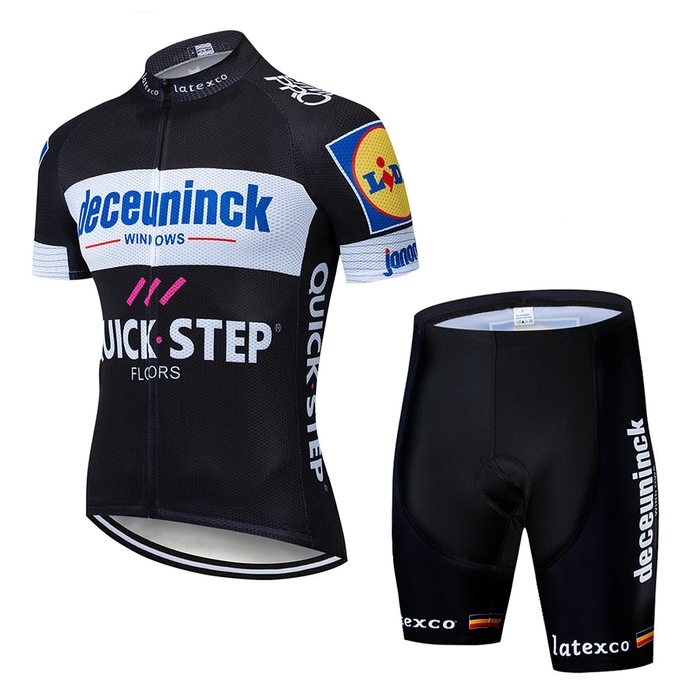 Conjunto de Ciclismo Masculino Quick Step Team