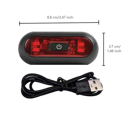 Rear Light for Cycling Helmet