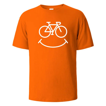 Camiseta Casual Bike Smile