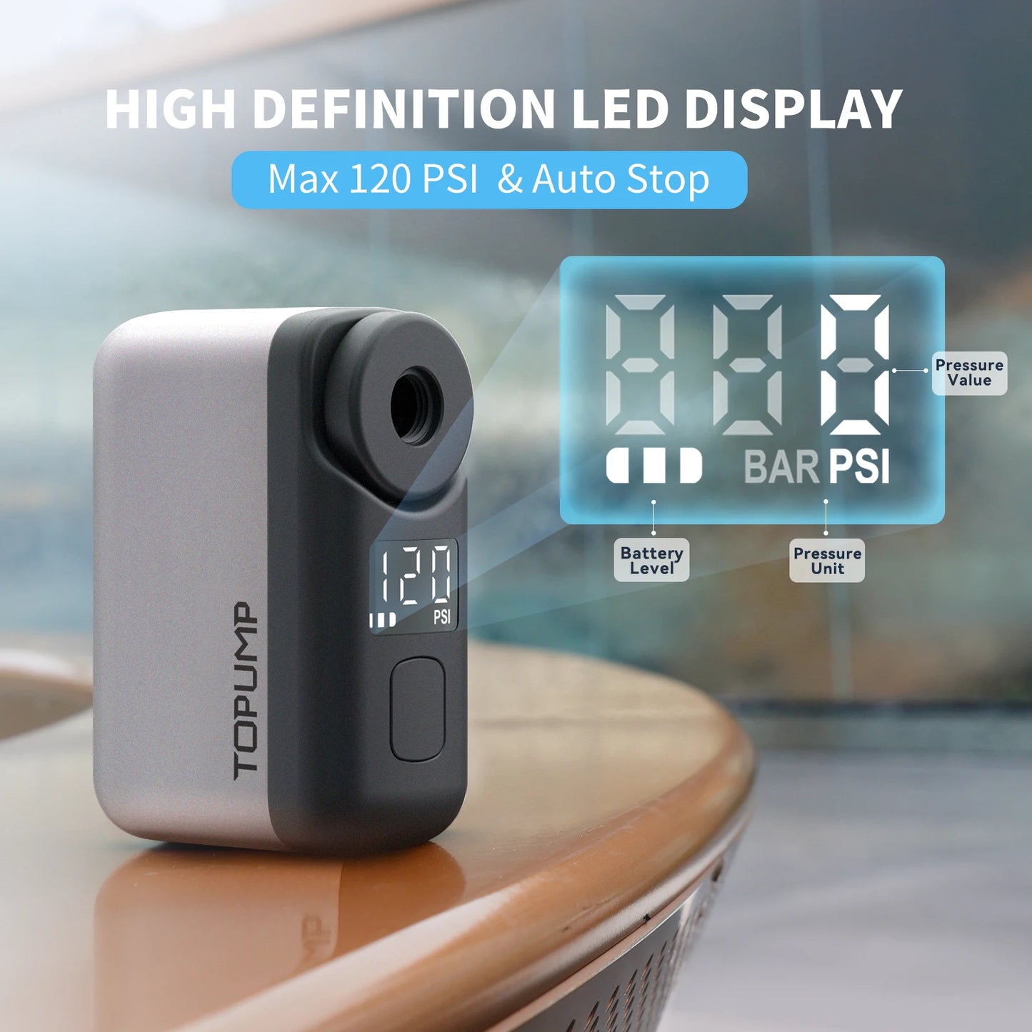 TB2PRO Mini Electric Pump for Bicycles 