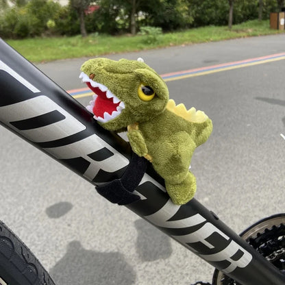 Enfeite de Guidão de Bicicleta Dinossauro de Pelúcia