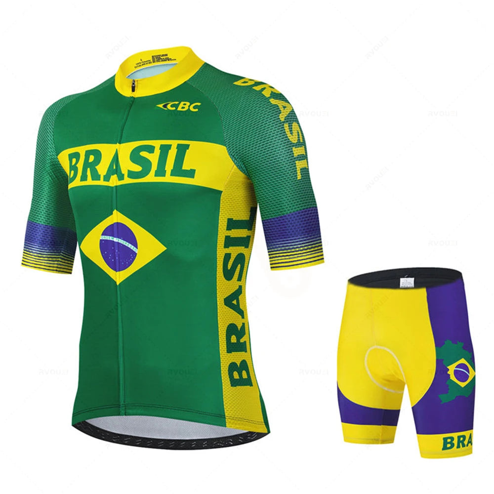 Brazil Team Cycling Set