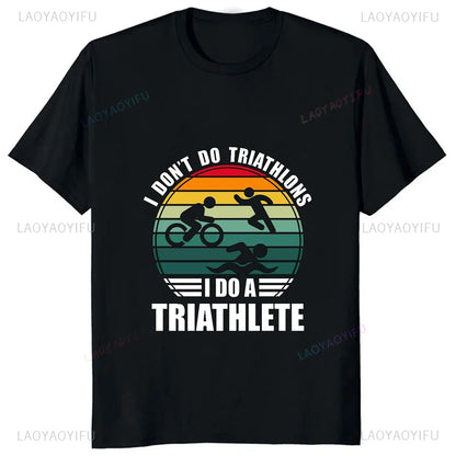 Camiseta Masculina Swim Bike Run Triathlon