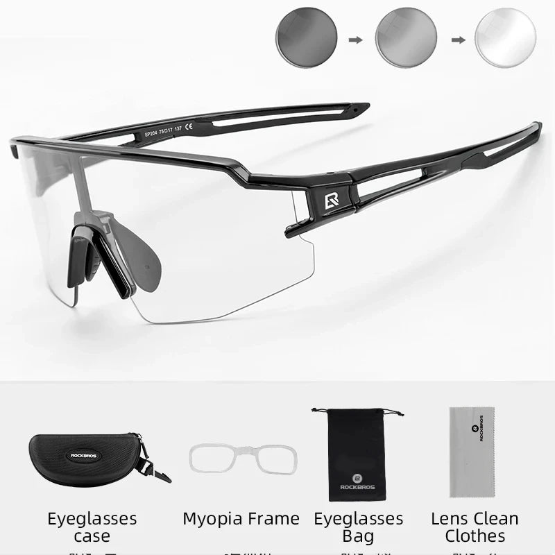 ROCKBROS Photochromic Polarized UV400 Cycling Glasses