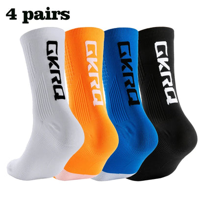 Kit 4 Pares Meias de Ciclismo Compressivas