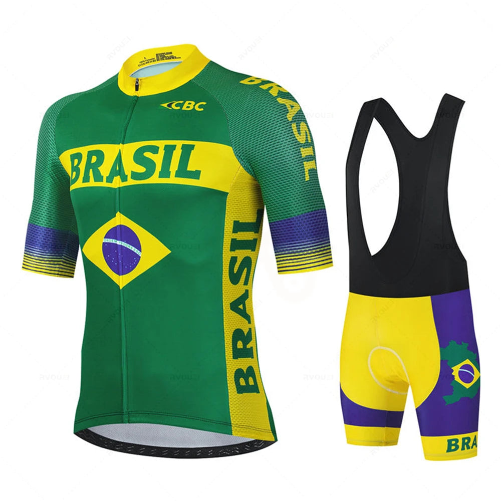 Brazil Team Cycling Set